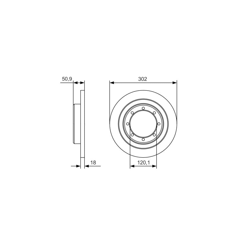 Disc frana BOSCH 0 986 479 A93