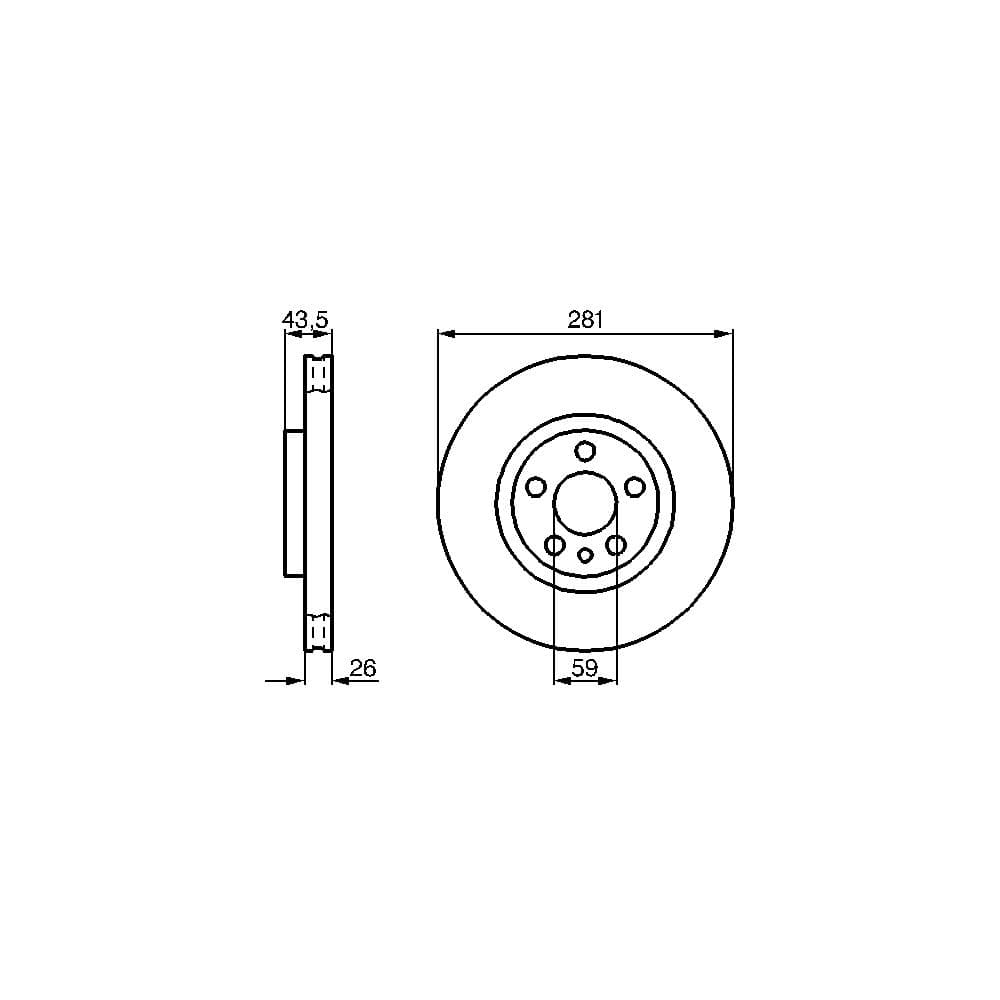 Disc frana BOSCH 0 986 478 812