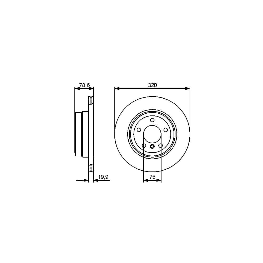Disc frana BOSCH 0 986 479 442