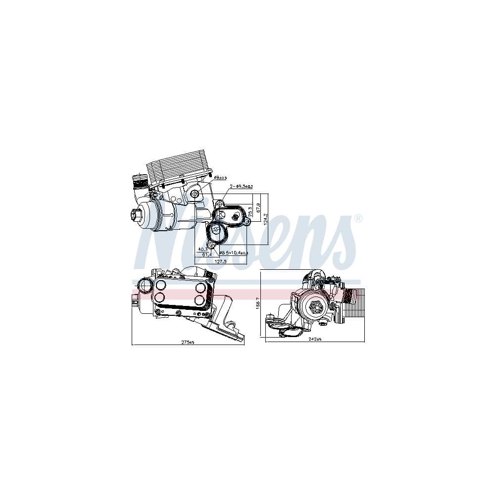Locas filtru ulei NISSENS 90924