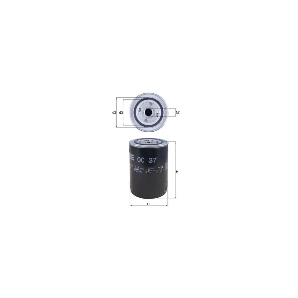 Filtru ulei MAHLE OC 37
