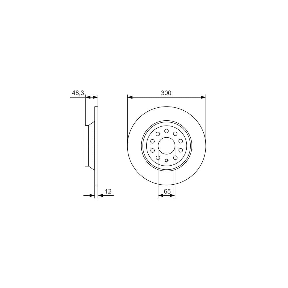 Disc frana BOSCH 0 986 479 A84