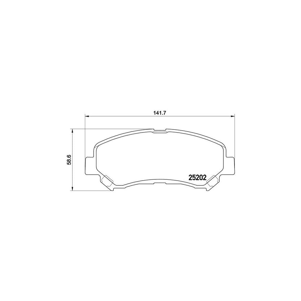 Set placute frana disc BREMBO P 79 028