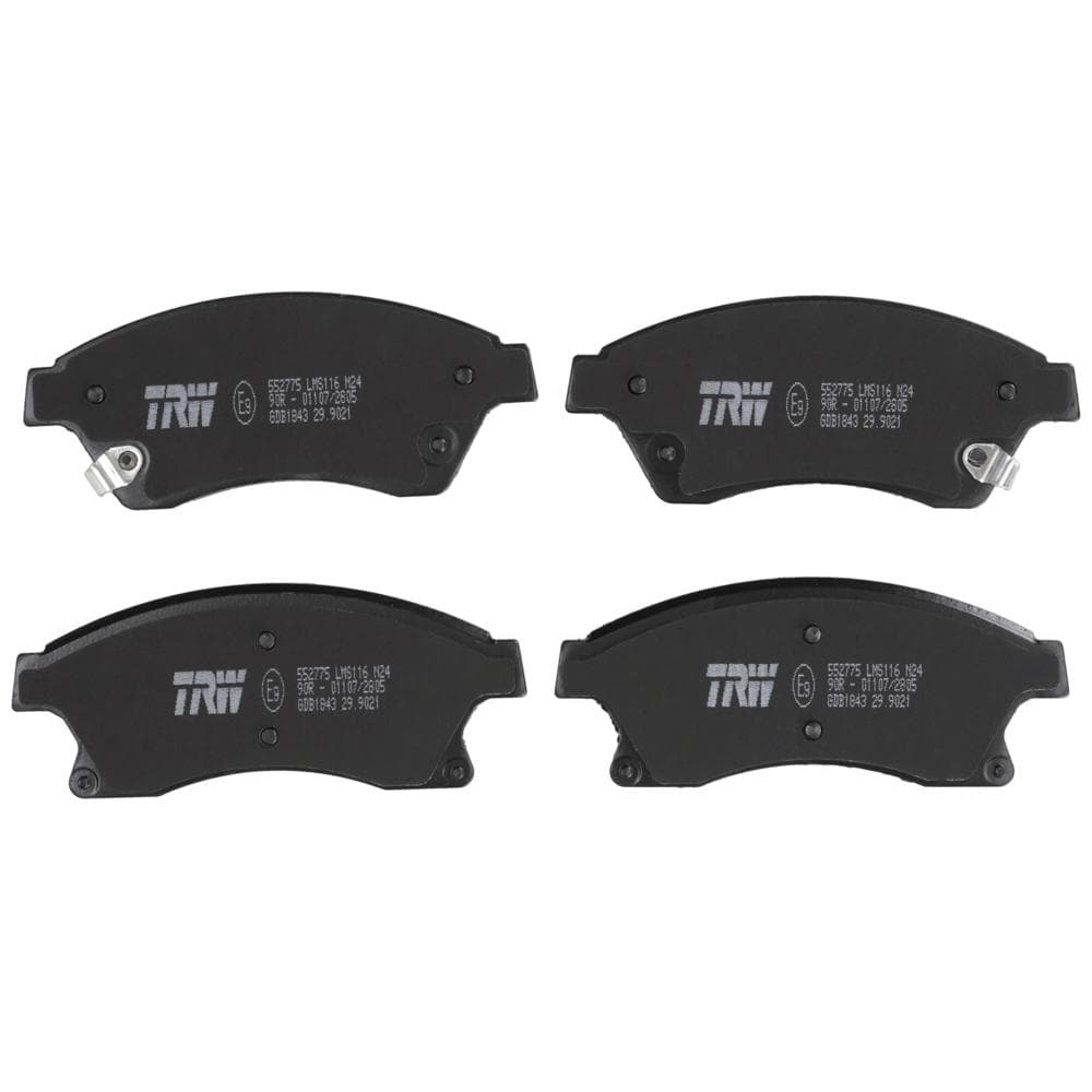 Set placute frana disc TRW GDB1843