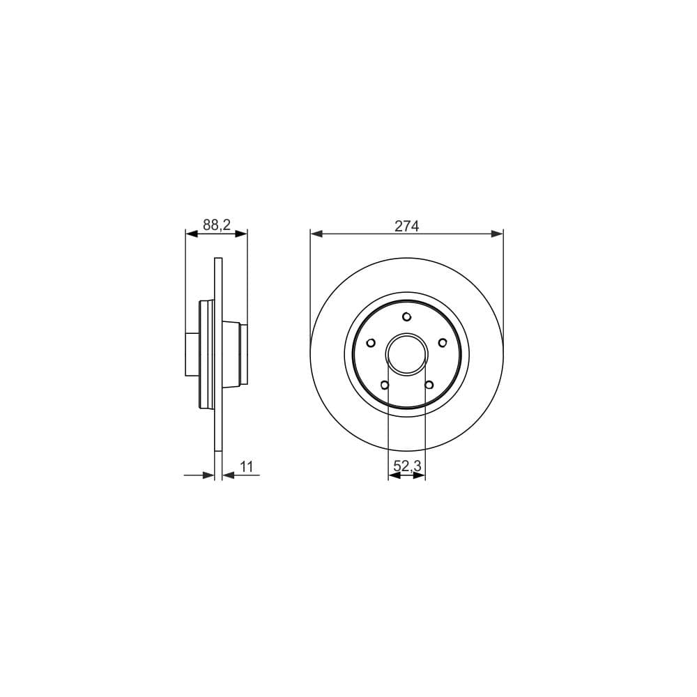 Disc frana BOSCH 0 986 479 695