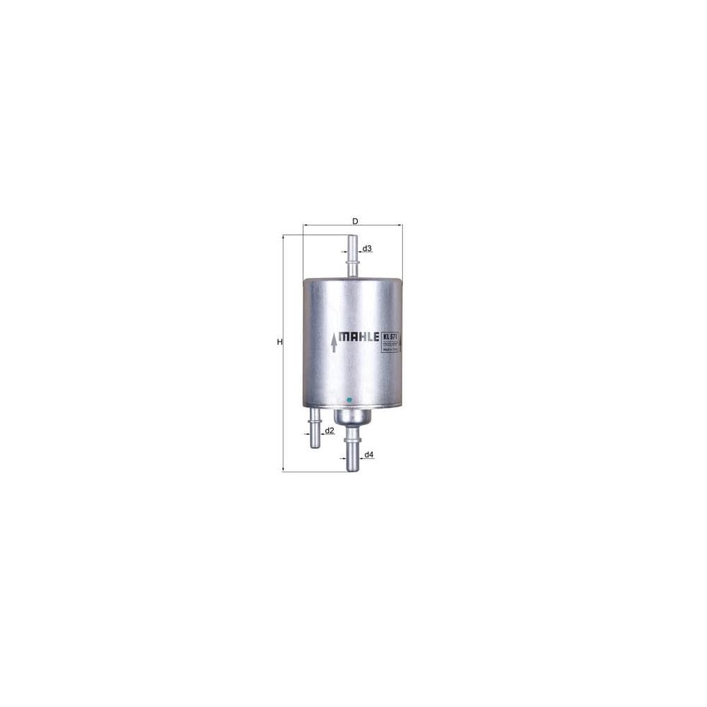 Filtru combustibil MAHLE KL 571