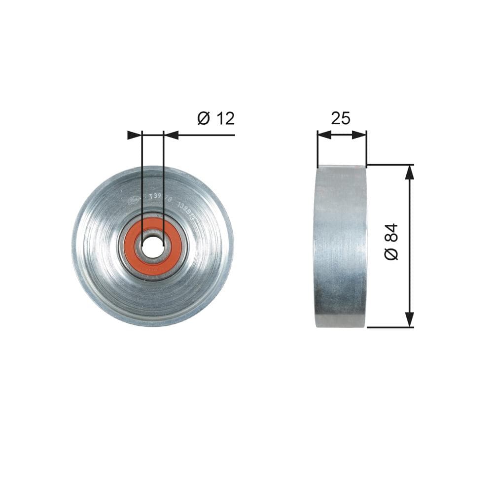 rola intinzator,curea transmisie GATES T39178