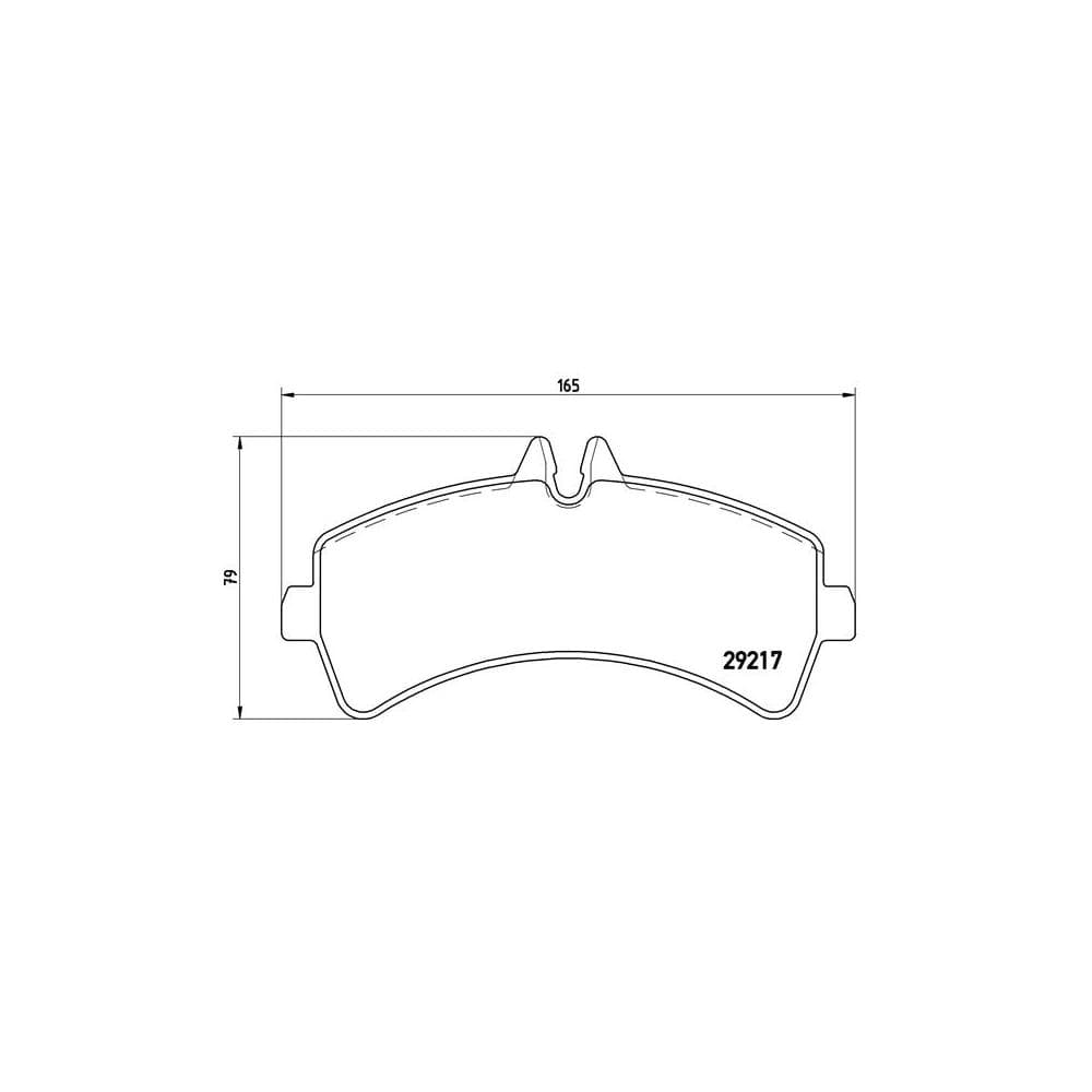 Set placute frana disc BREMBO P 50 060