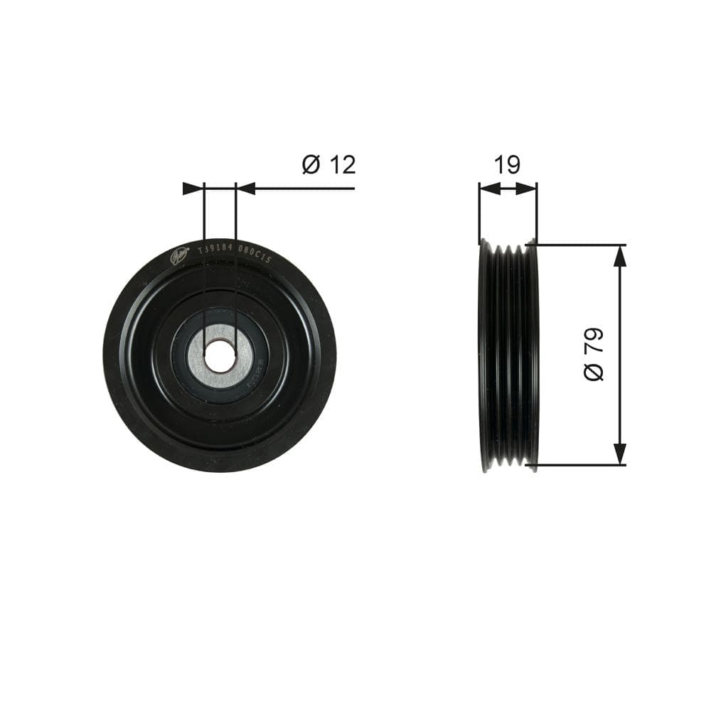 rola intinzator,curea transmisie GATES T39184