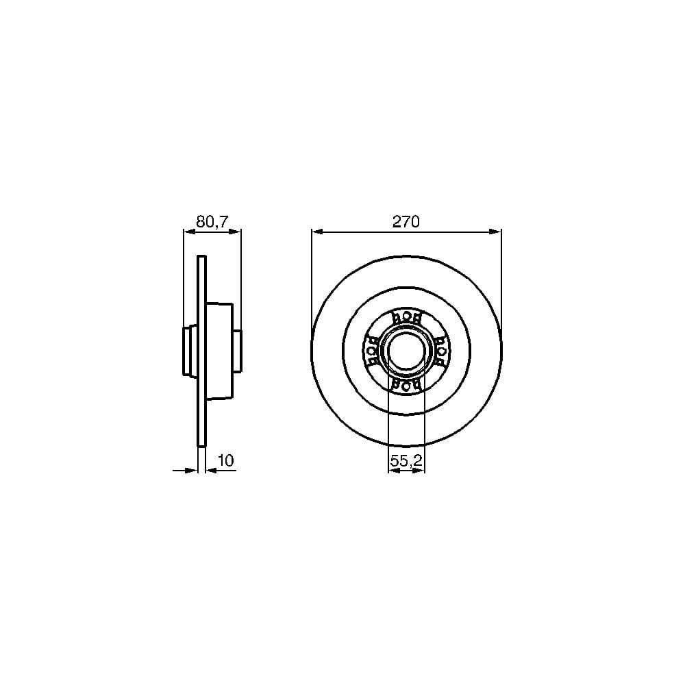 Disc frana BOSCH 0 986 479 196