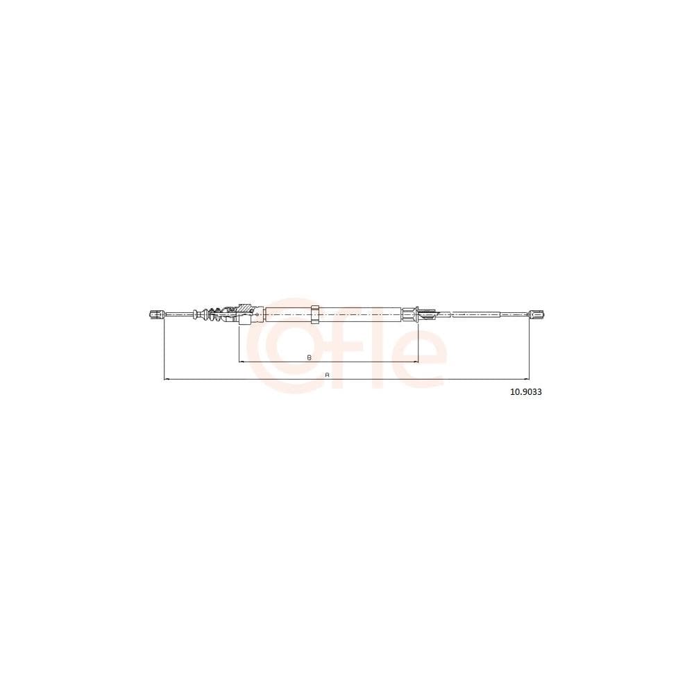 Cablu, frana de parcare COFLE 10.9033