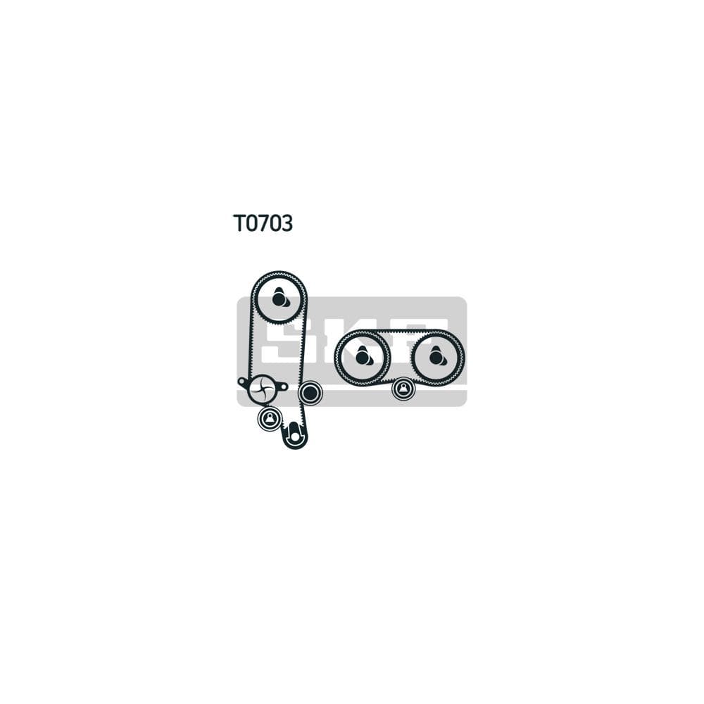 Set curea de distributie SKF VKMA 01122