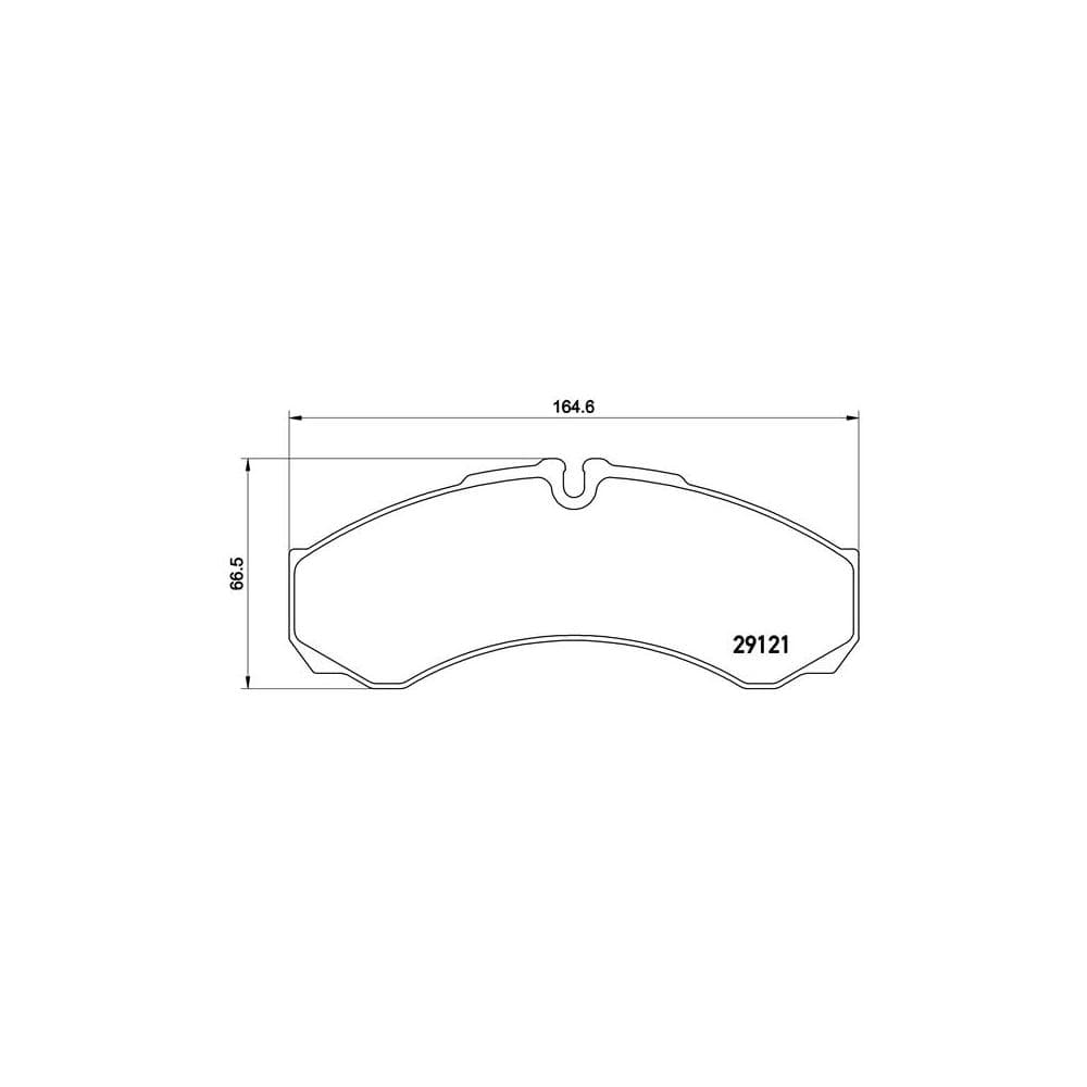 Set placute frana disc BREMBO P A6 017