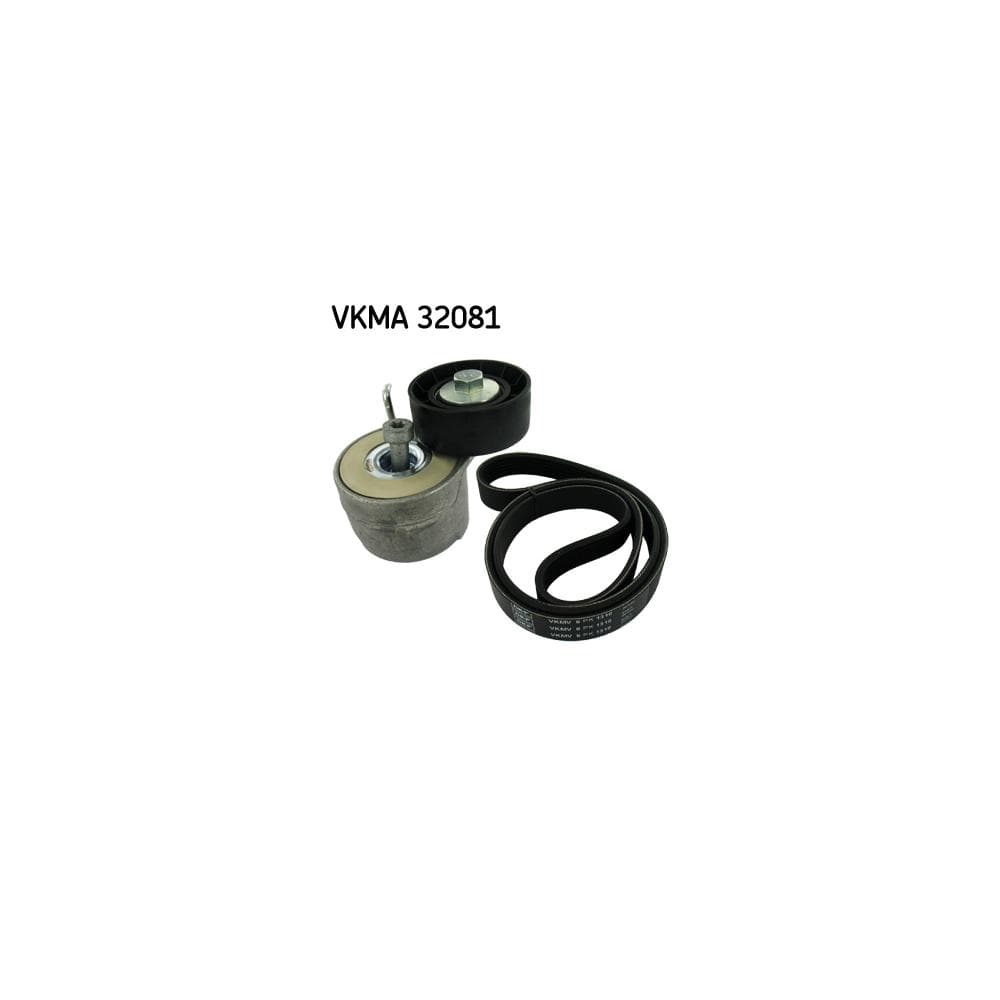 Set curea transmisie cu caneluri SKF VKMA 32081