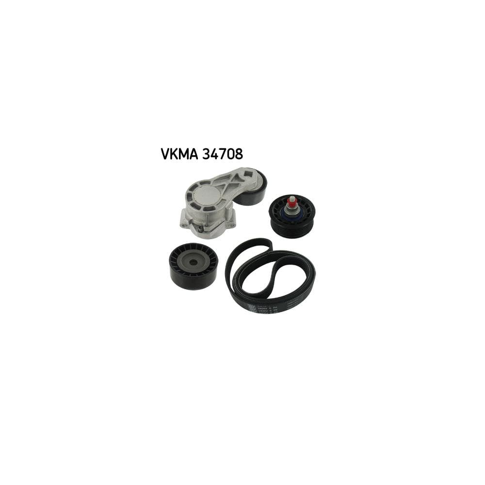 Set curea transmisie cu caneluri SKF VKMA 34708