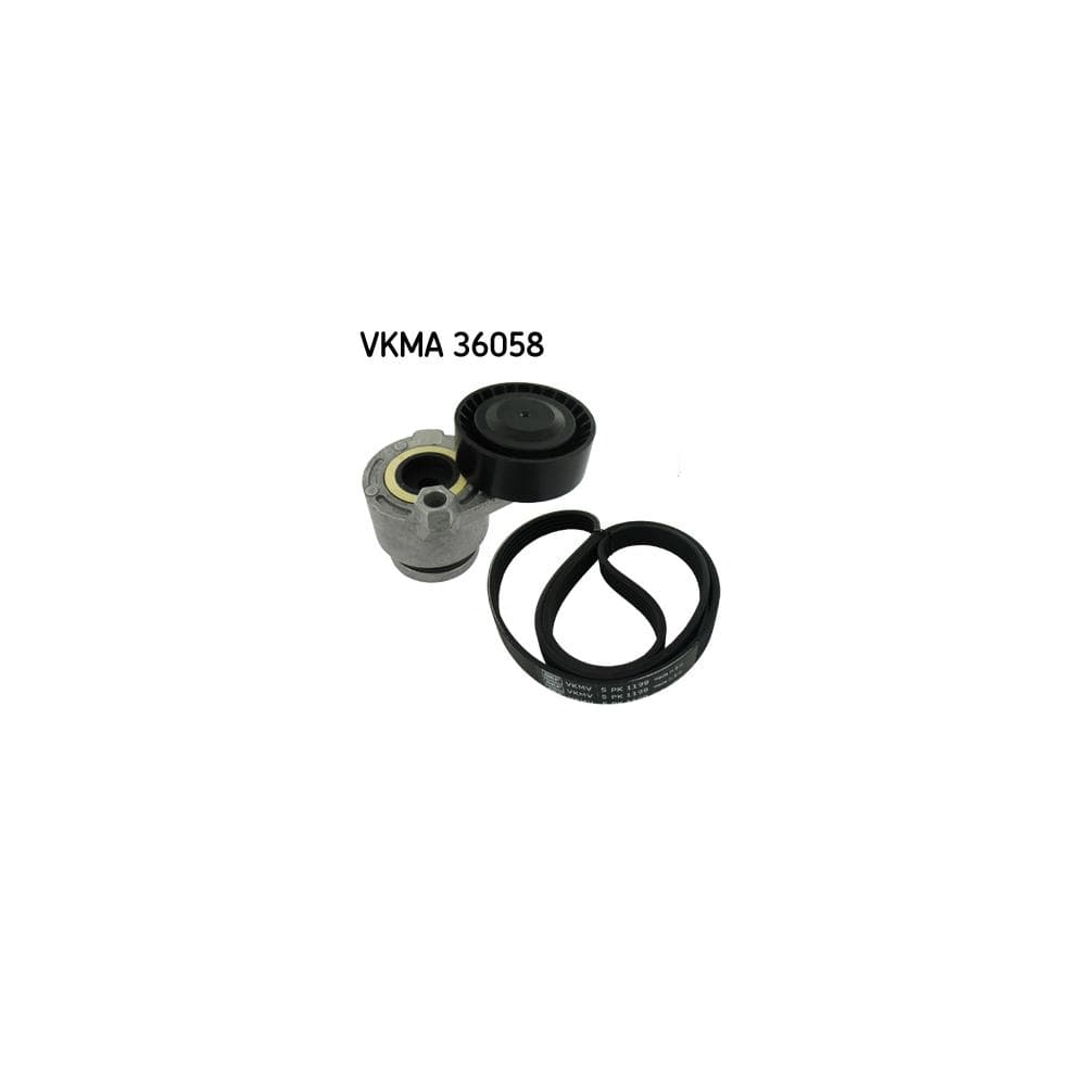 Set curea transmisie cu caneluri SKF VKMA 36058