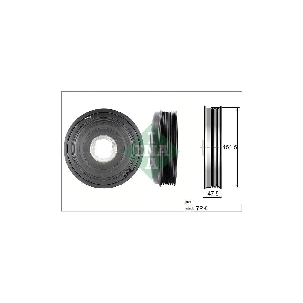 Fulie curea, arbore cotit Schaeffler INA 544 0136 10