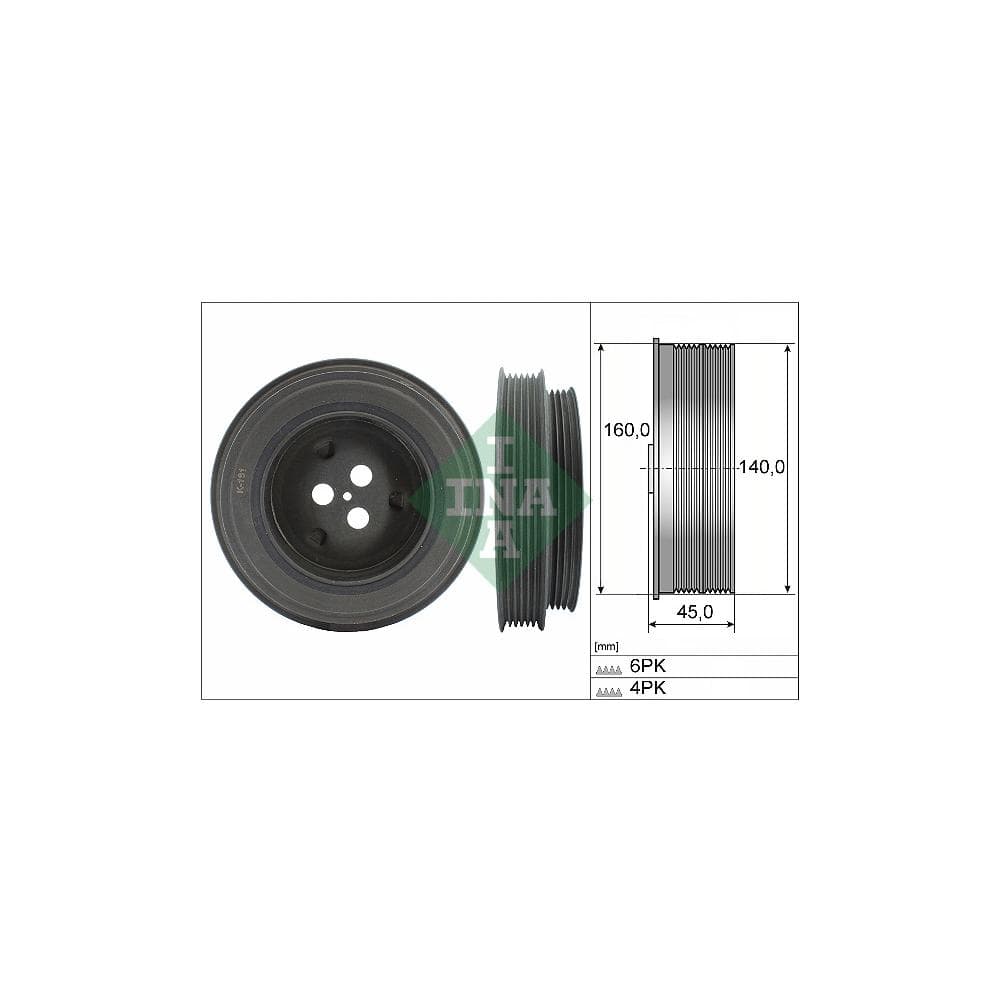 Fulie curea, arbore cotit Schaeffler INA 544 0131 10