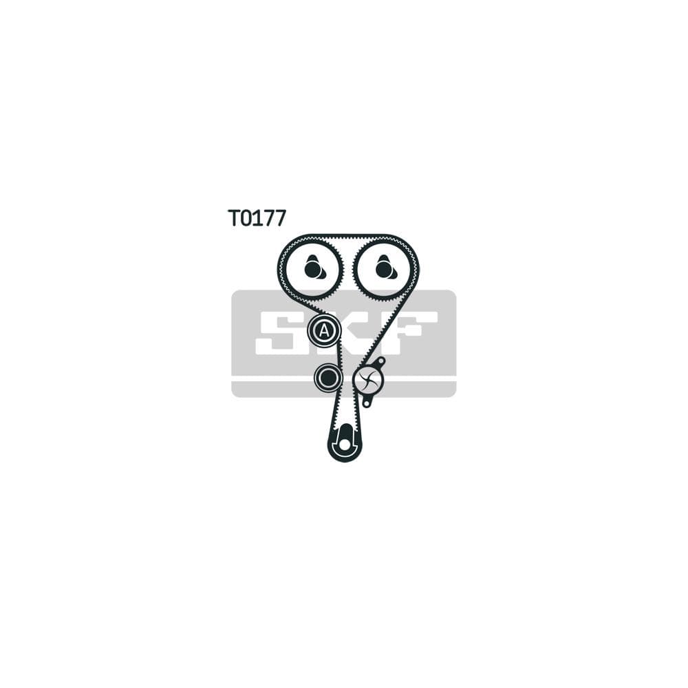 Set pompa apa + curea dintata SKF VKMC 06106
