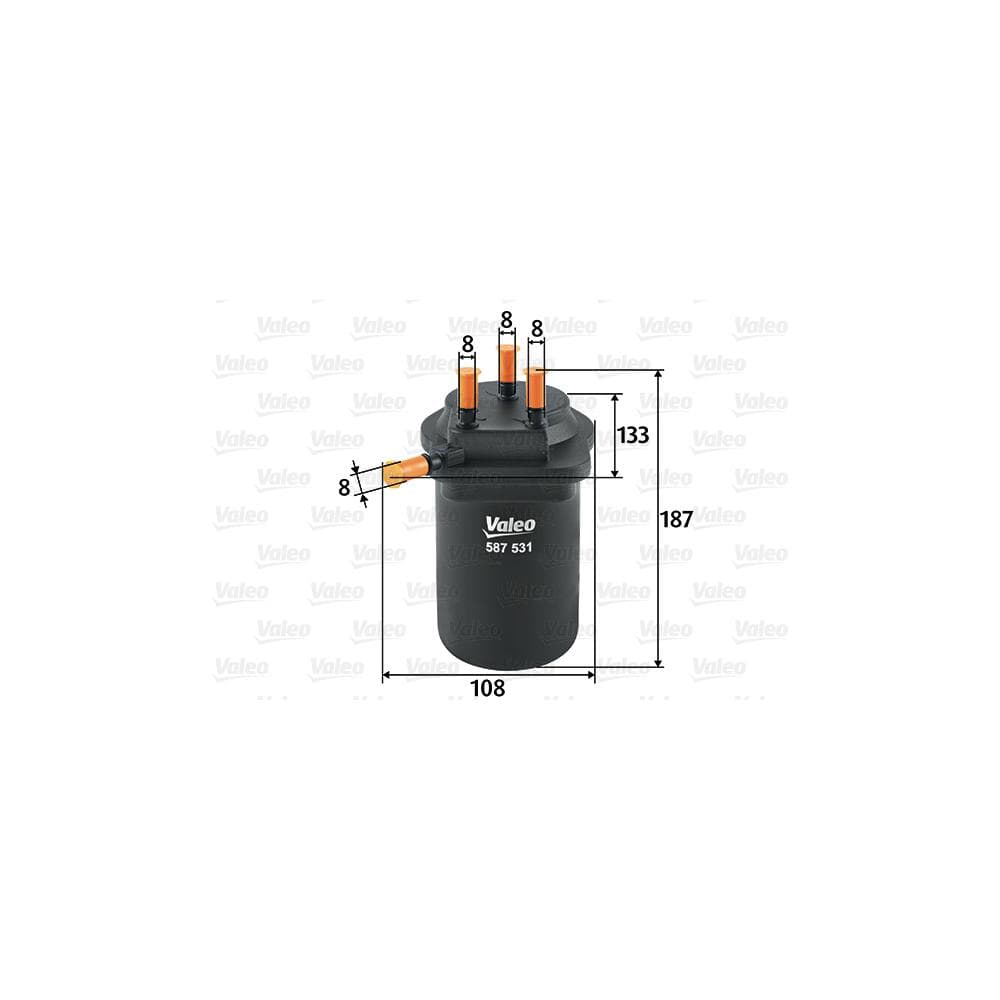 Filtru combustibil VALEO 587531