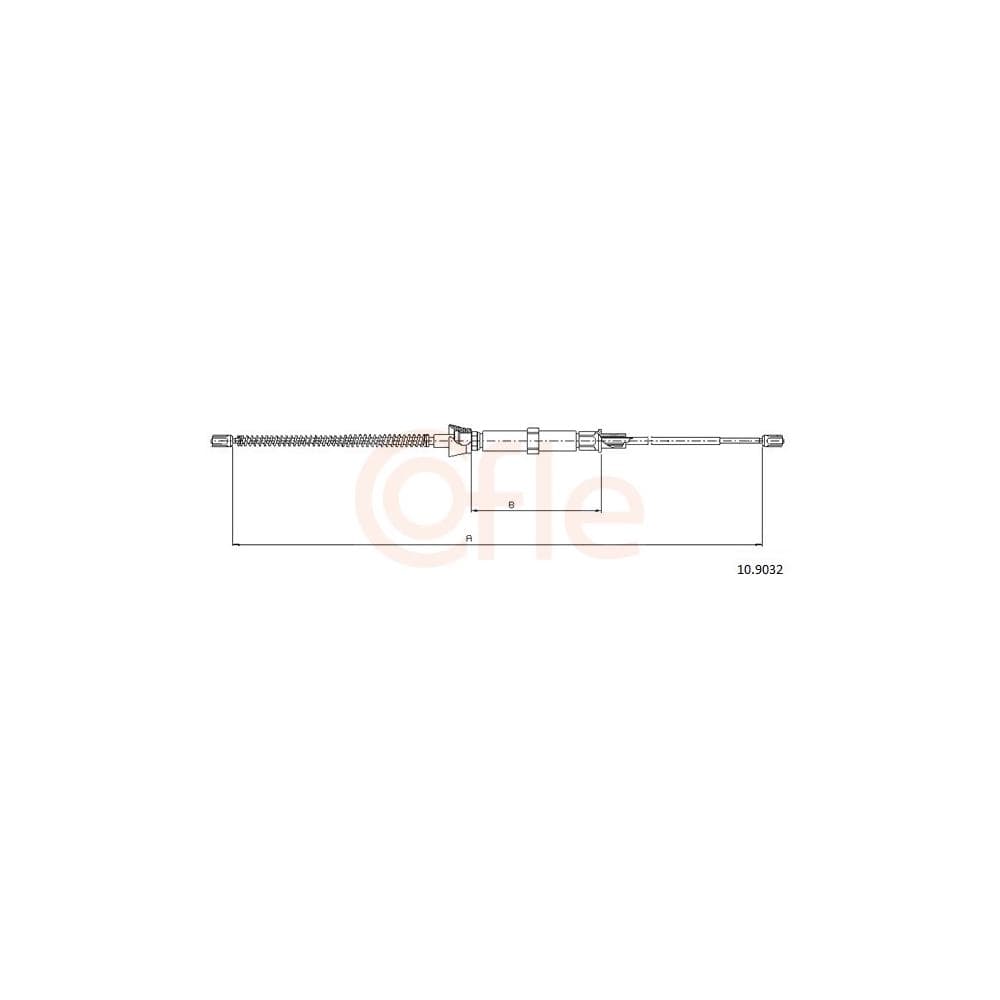Cablu, frana de parcare COFLE 10.9032