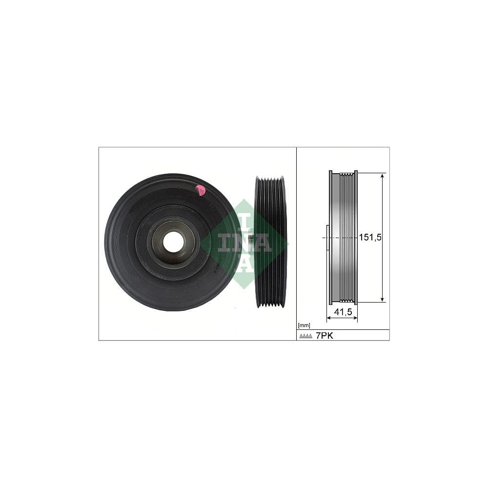 Fulie curea, arbore cotit Schaeffler INA 544 0088 10