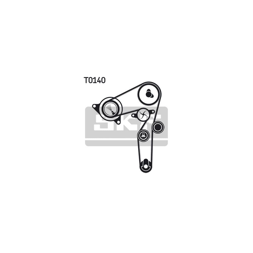 Set pompa apa + curea dintata SKF VKMC 05194