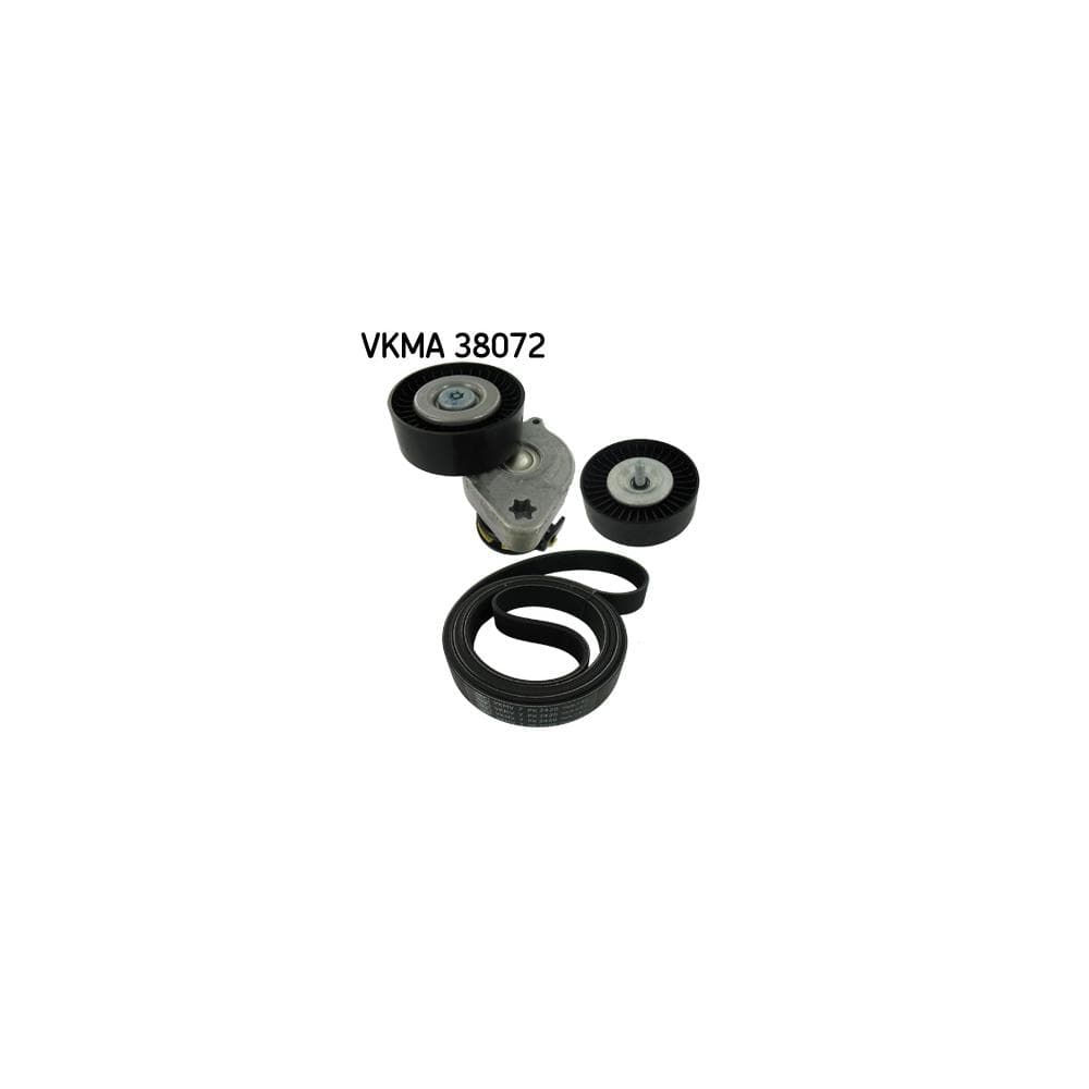 Set curea transmisie cu caneluri SKF VKMA 38072