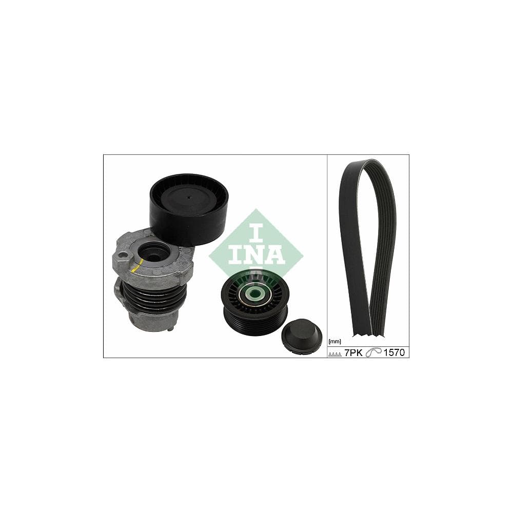 Set curea transmisie cu caneluri Schaeffler INA 529 0187 10