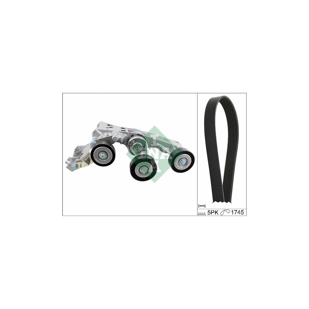 Set curea transmisie cu caneluri Schaeffler INA 529 0148 10