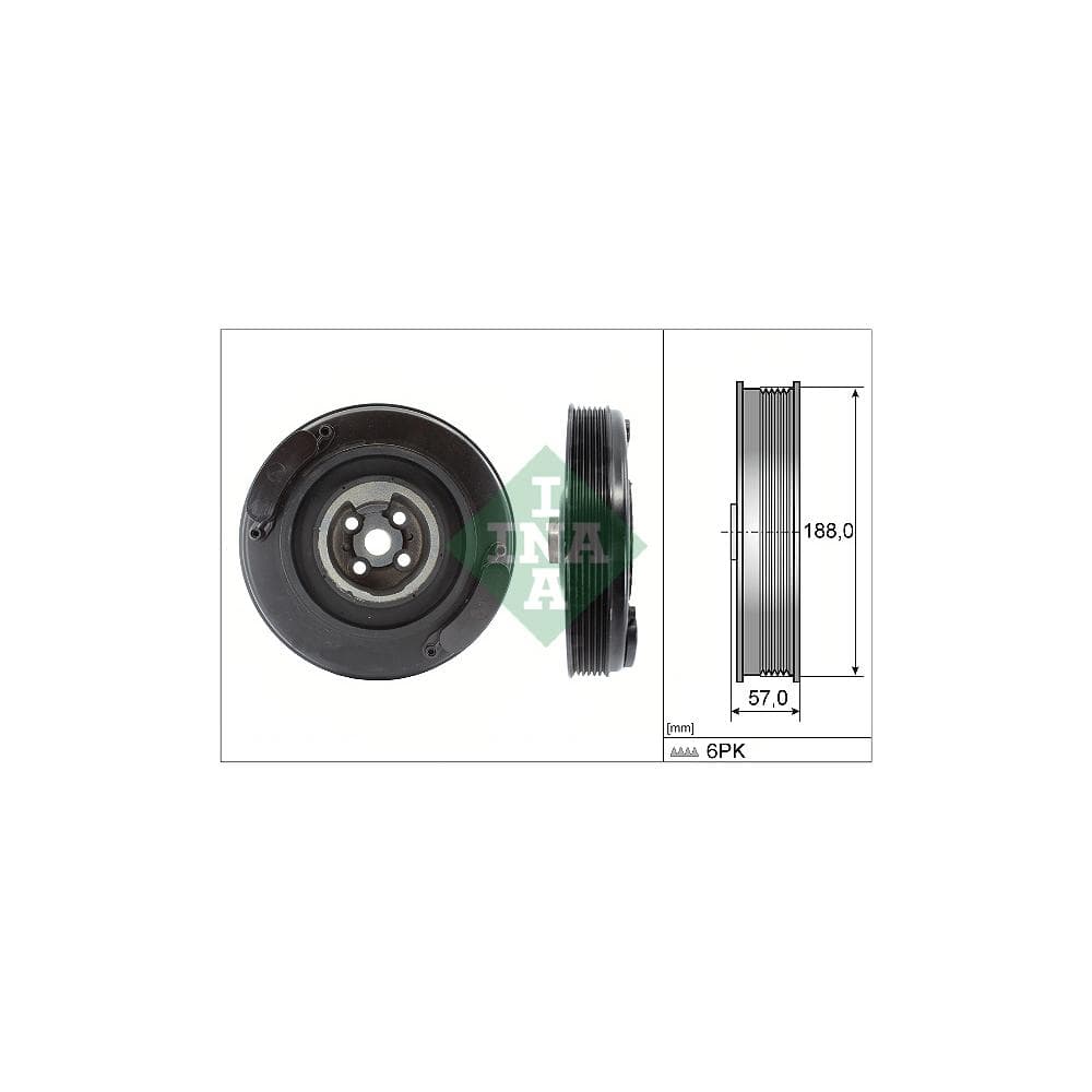 Fulie curea, arbore cotit Schaeffler INA 544 0002 10