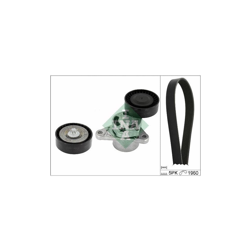 Set curea transmisie cu caneluri Schaeffler INA 529 0487 10