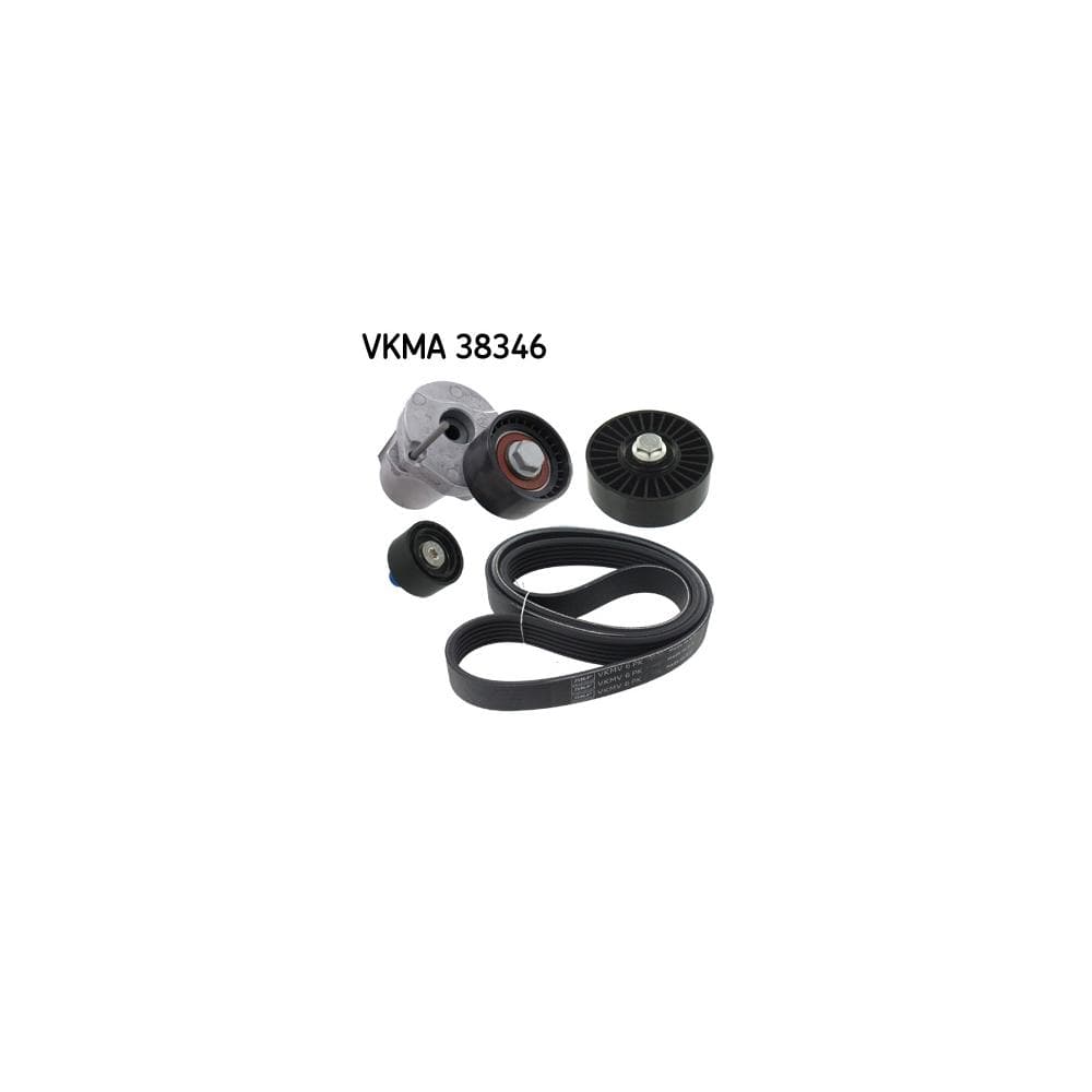 Set curea transmisie cu caneluri SKF VKMA 38346