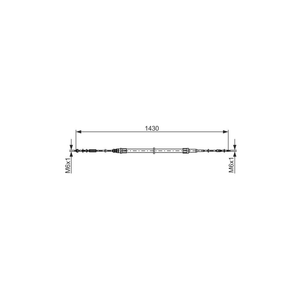 Cablu, frana de parcare BOSCH 1 987 482 864