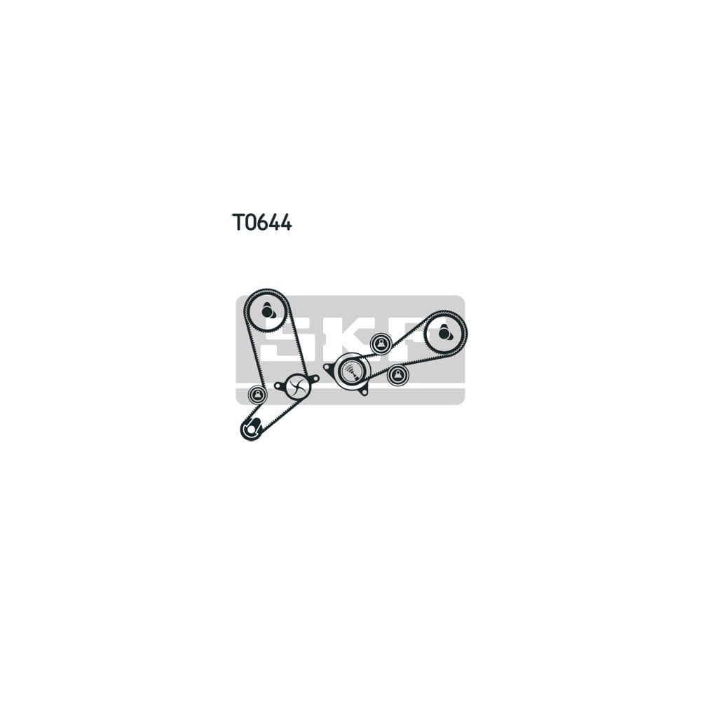 Set curea de distributie SKF VKMA 01270