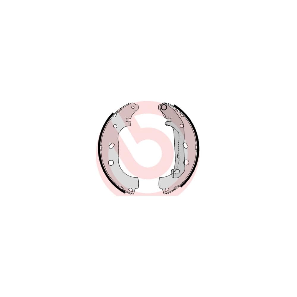 Set saboti frana BREMBO S 24 539