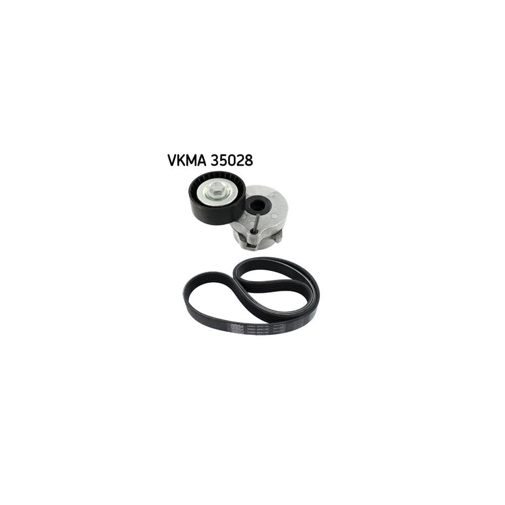 Set curea transmisie cu caneluri SKF VKMA 35028