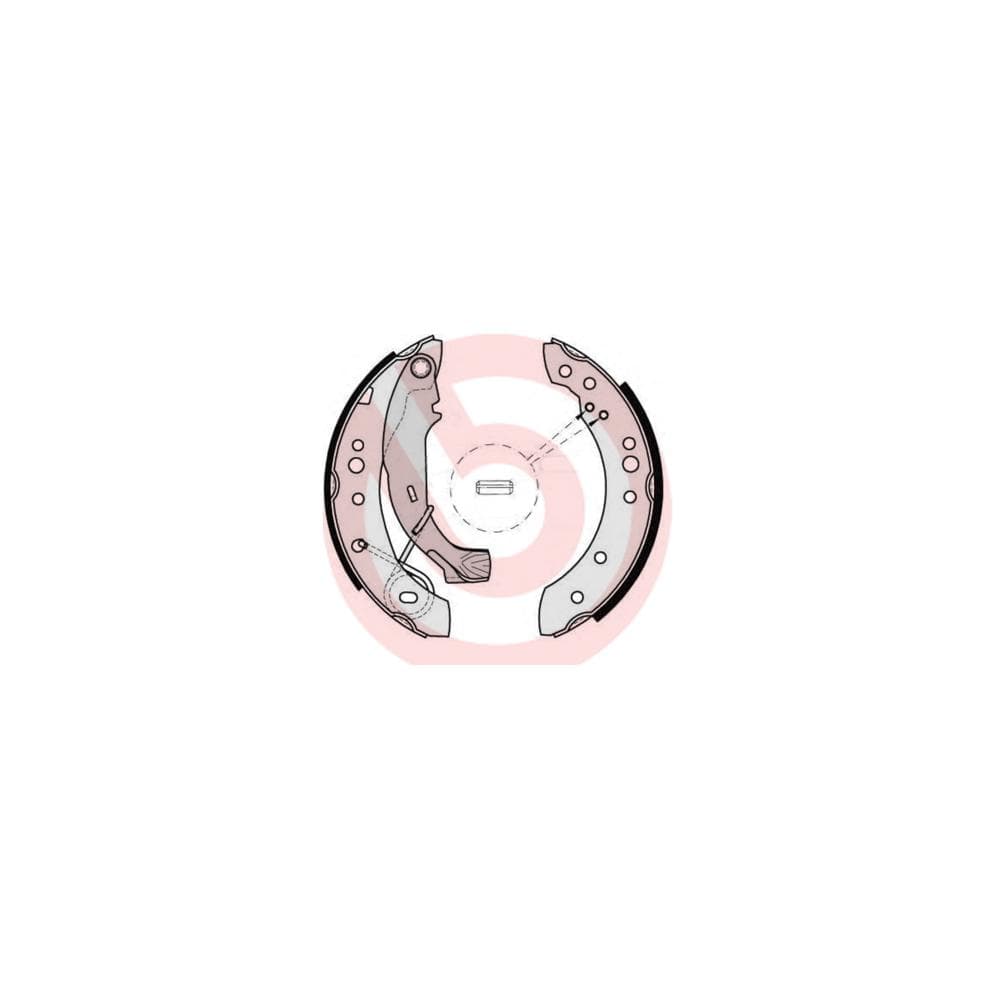 Set saboti frana BREMBO S 61 526