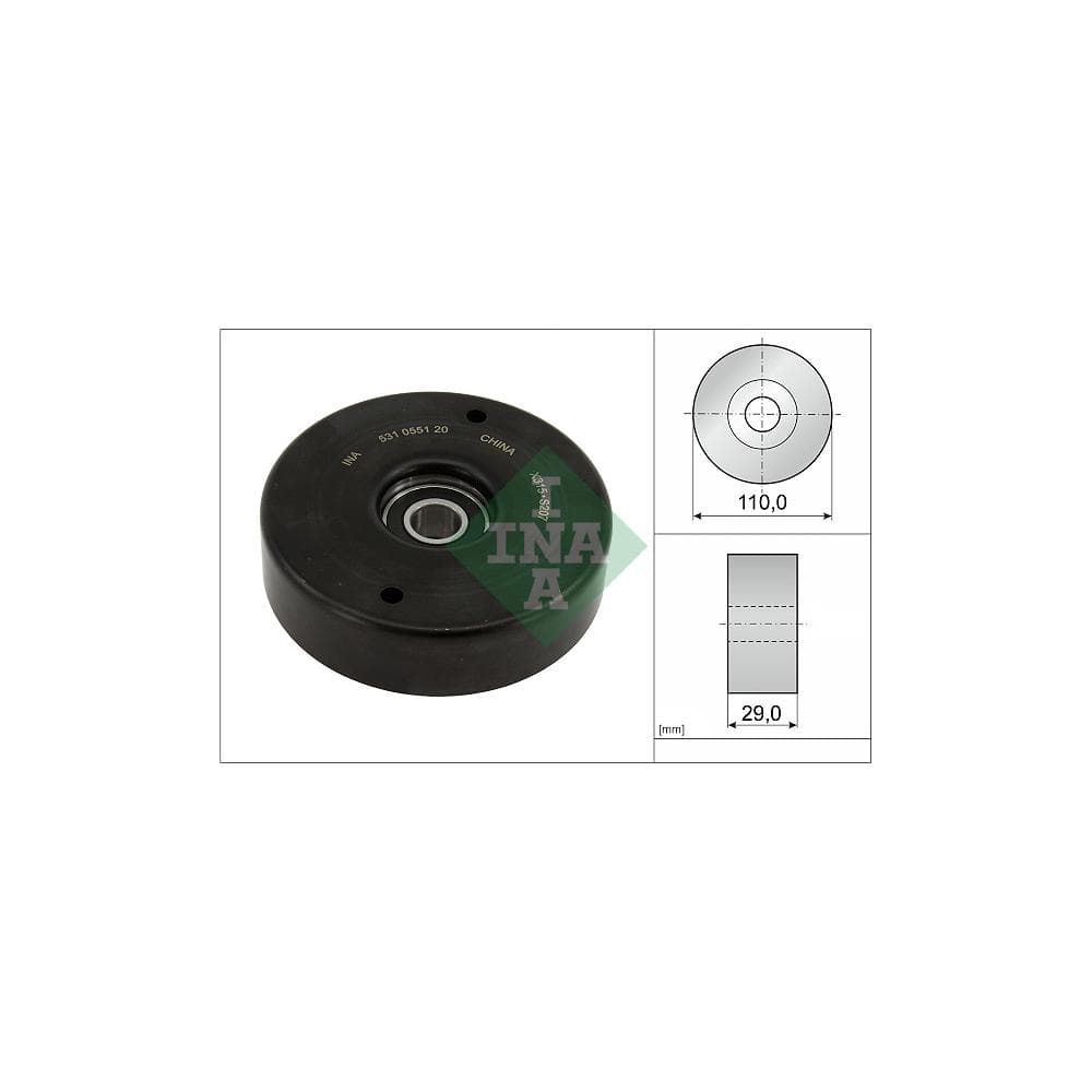 rola intinzator,curea transmisie Schaeffler INA 531 0551 20