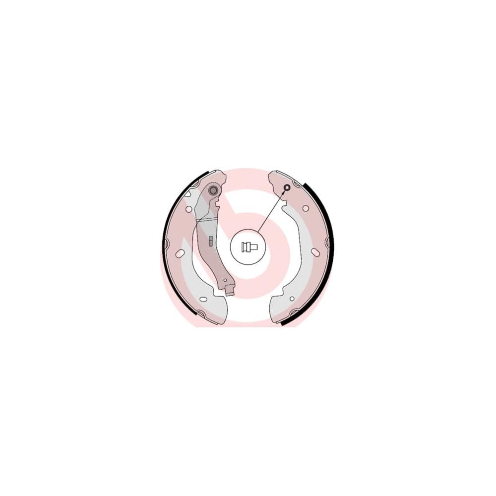 Set saboti frana BREMBO S 24 538