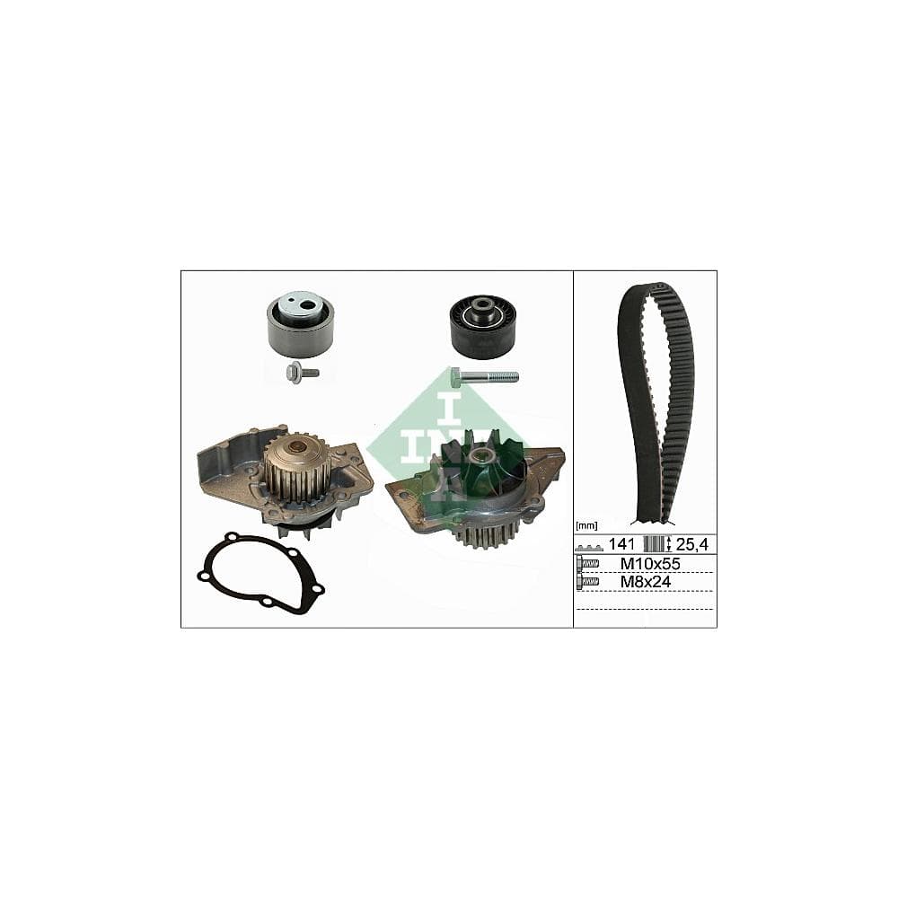 Set pompa apa + curea dintata Schaeffler INA 530 0470 30