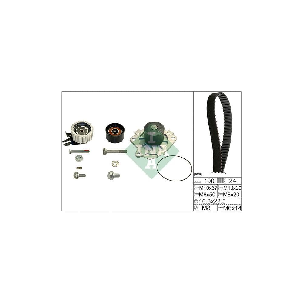 Set pompa apa + curea dintata Schaeffler INA 530 0624 30