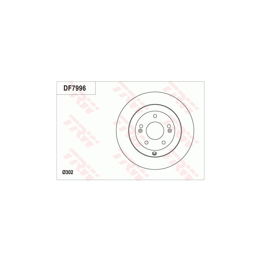 Disc frana TRW DF7996