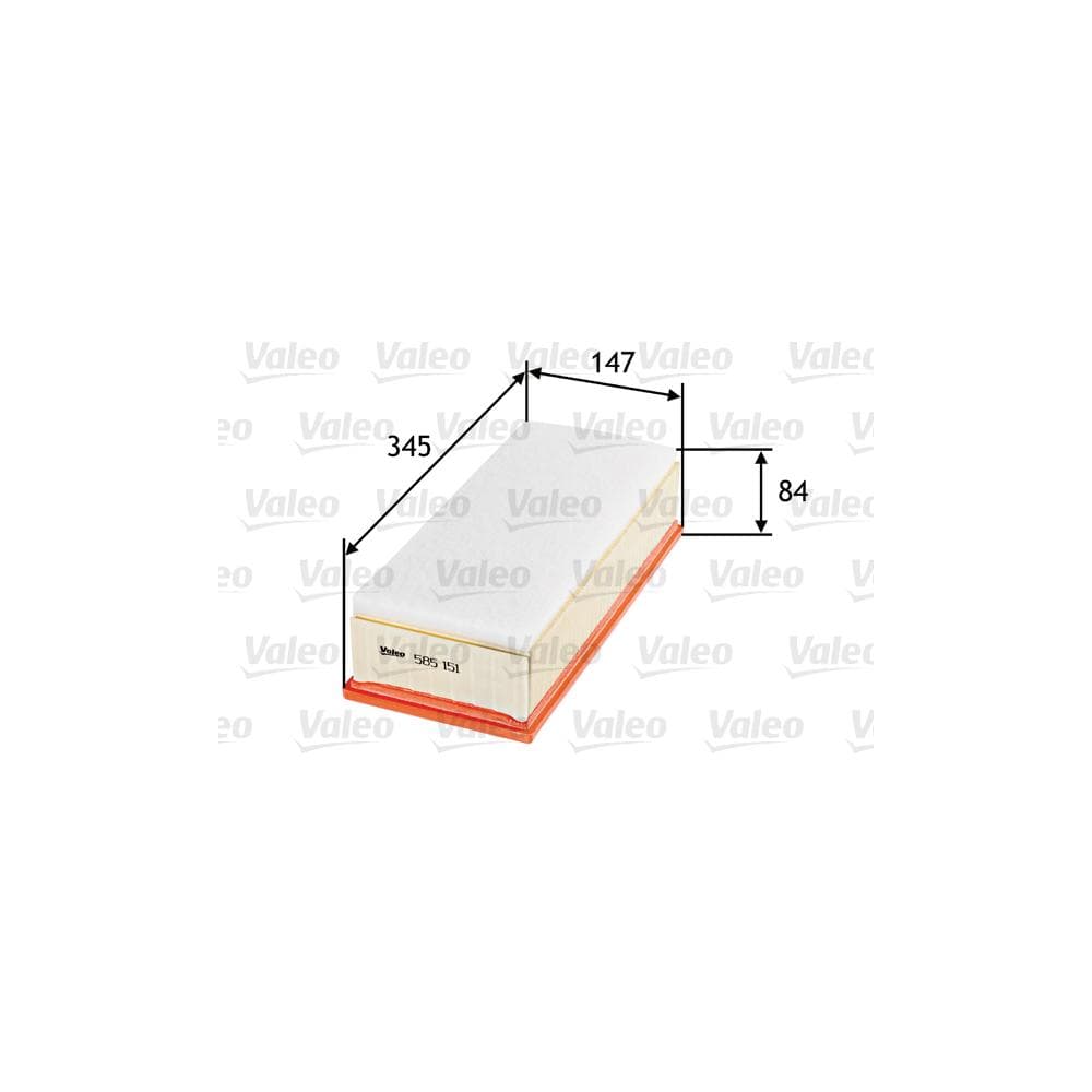 Filtru aer VALEO 585151
