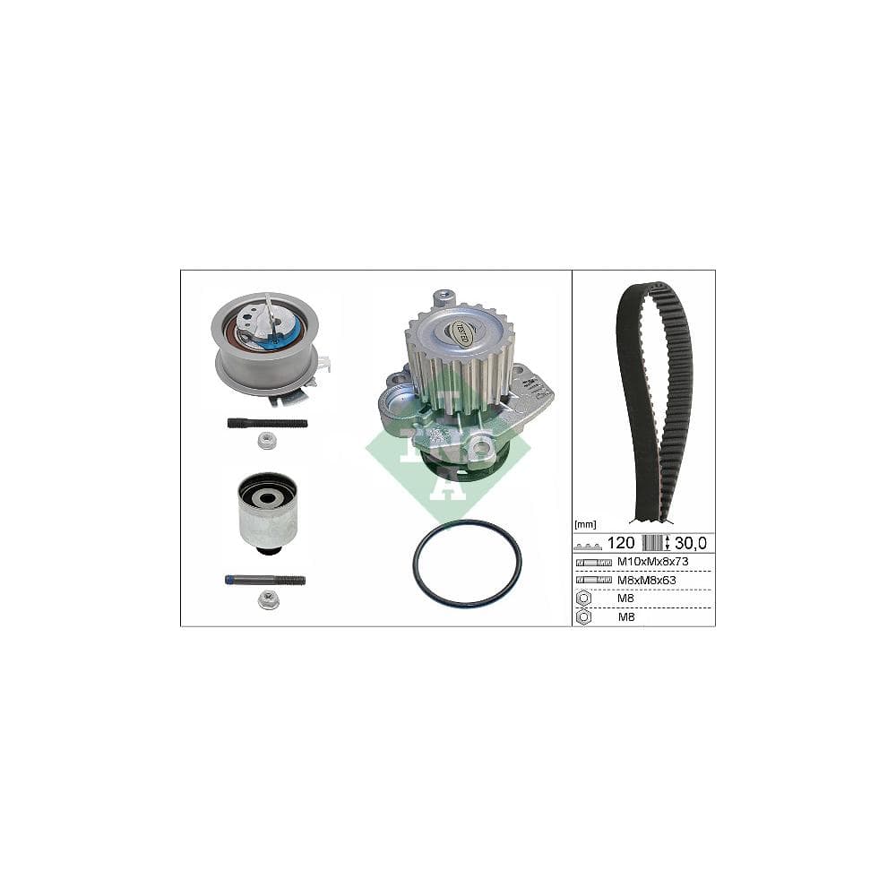 Set pompa apa + curea dintata Schaeffler INA 530 0201 33