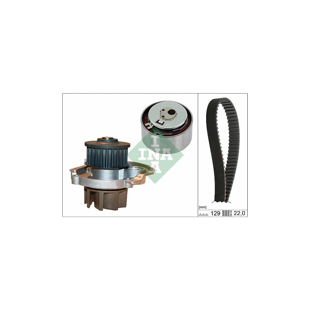 Set pompa apa + curea dintata Schaeffler INA 530 0462 30