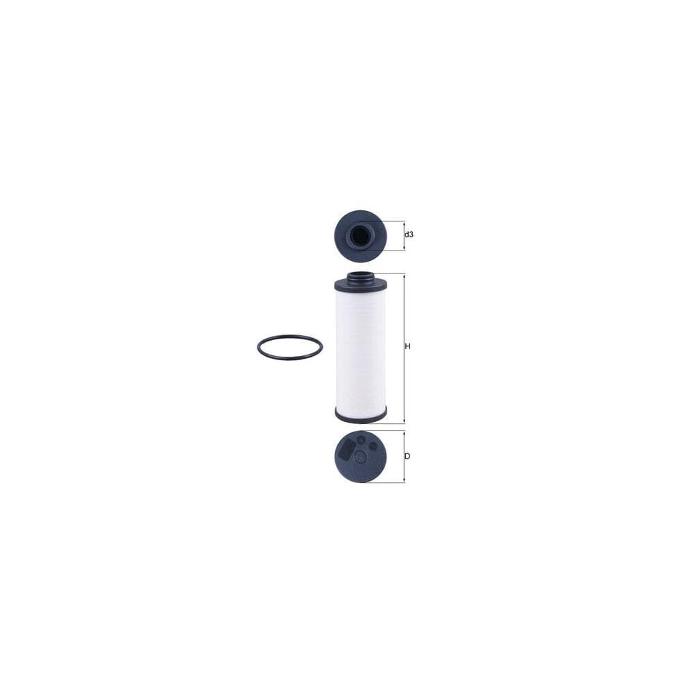 Filtru hidraulic, cutie de viteze automata MAHLE HX 186D