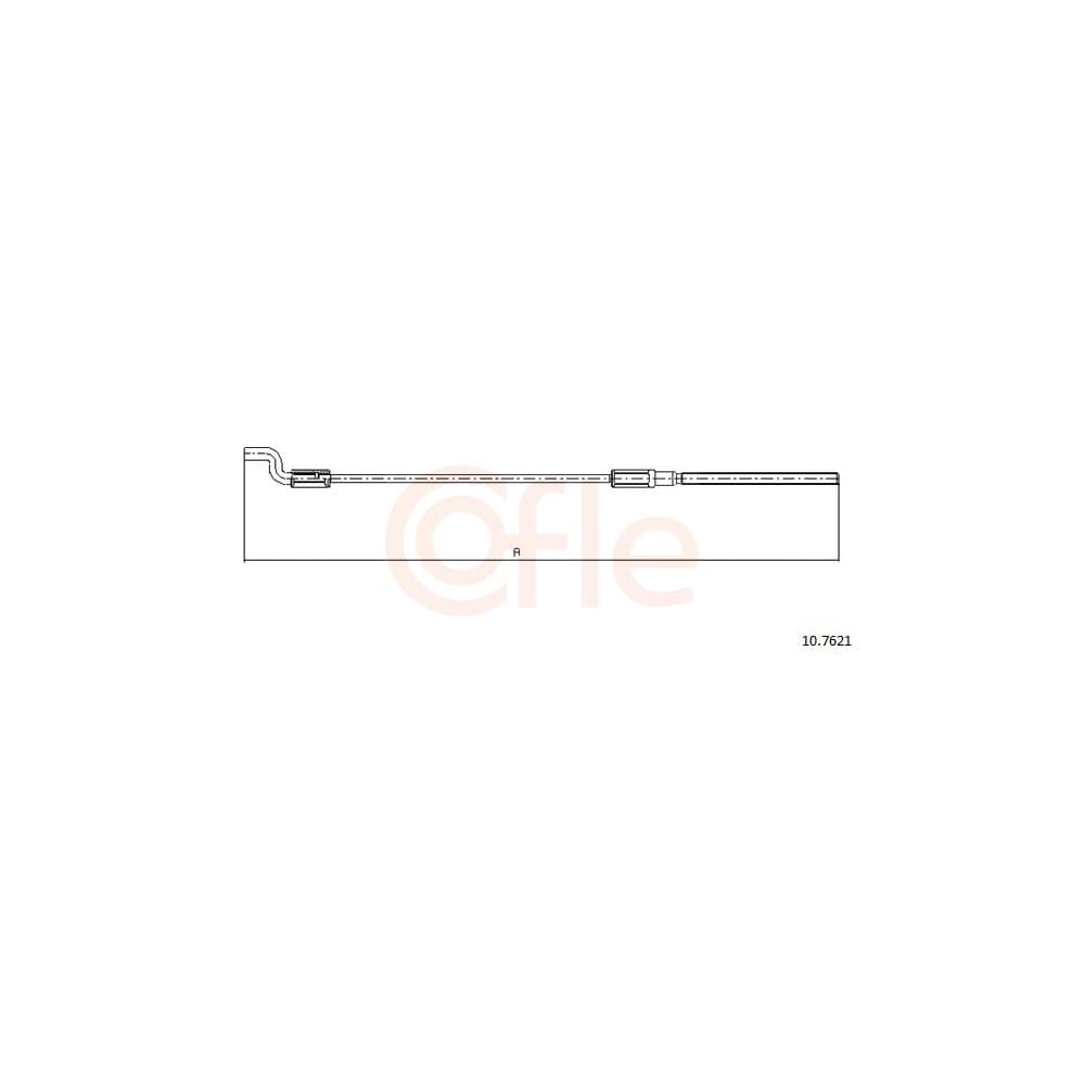 Cablu, frana de parcare COFLE 10.7621