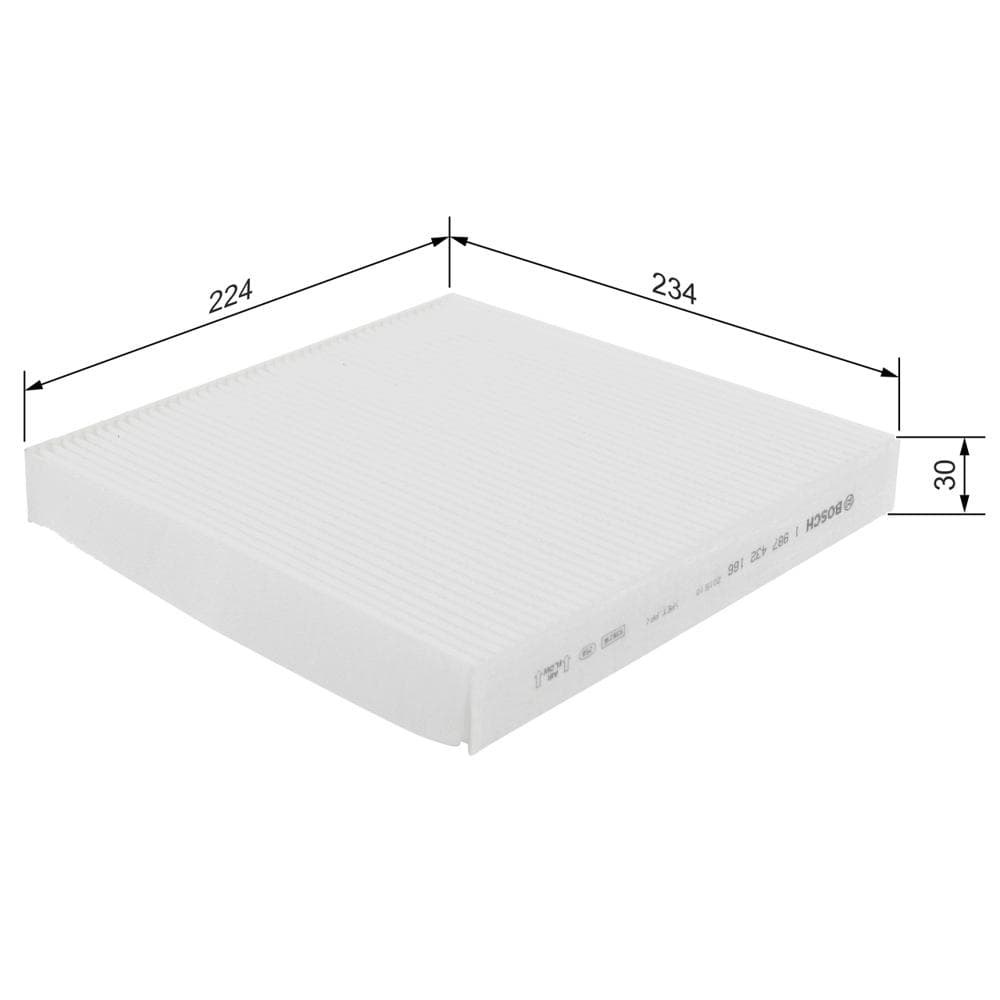 Filtru habitaclu BOSCH 1 987 432 166