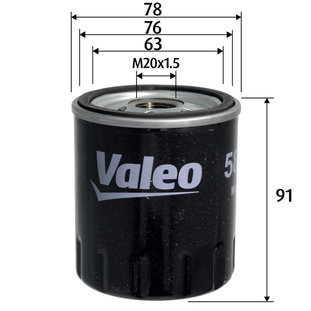 Filtru ulei VALEO 586156